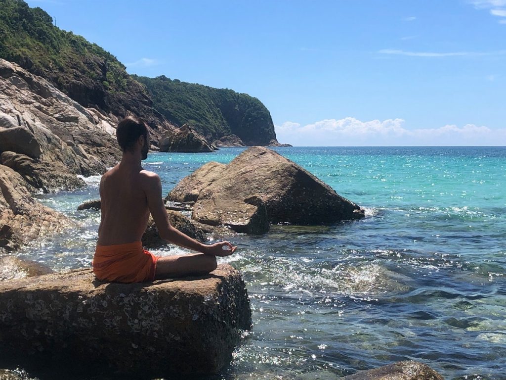 Yoga Teacher Practicing