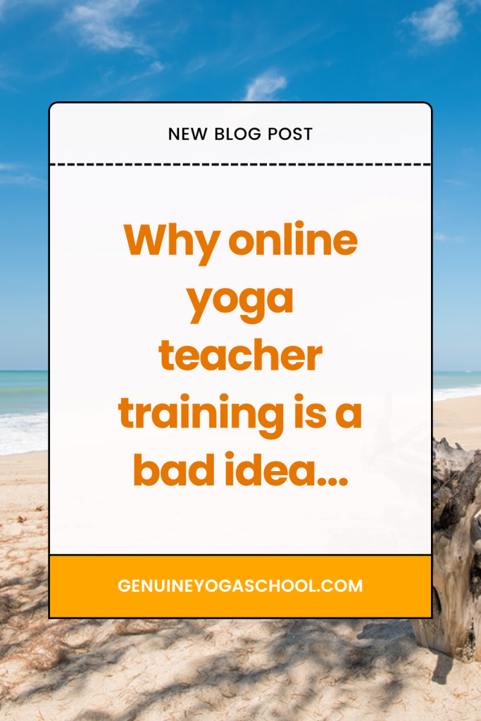 Drawbacks Of Online Yoga Teaching Training Pinterest