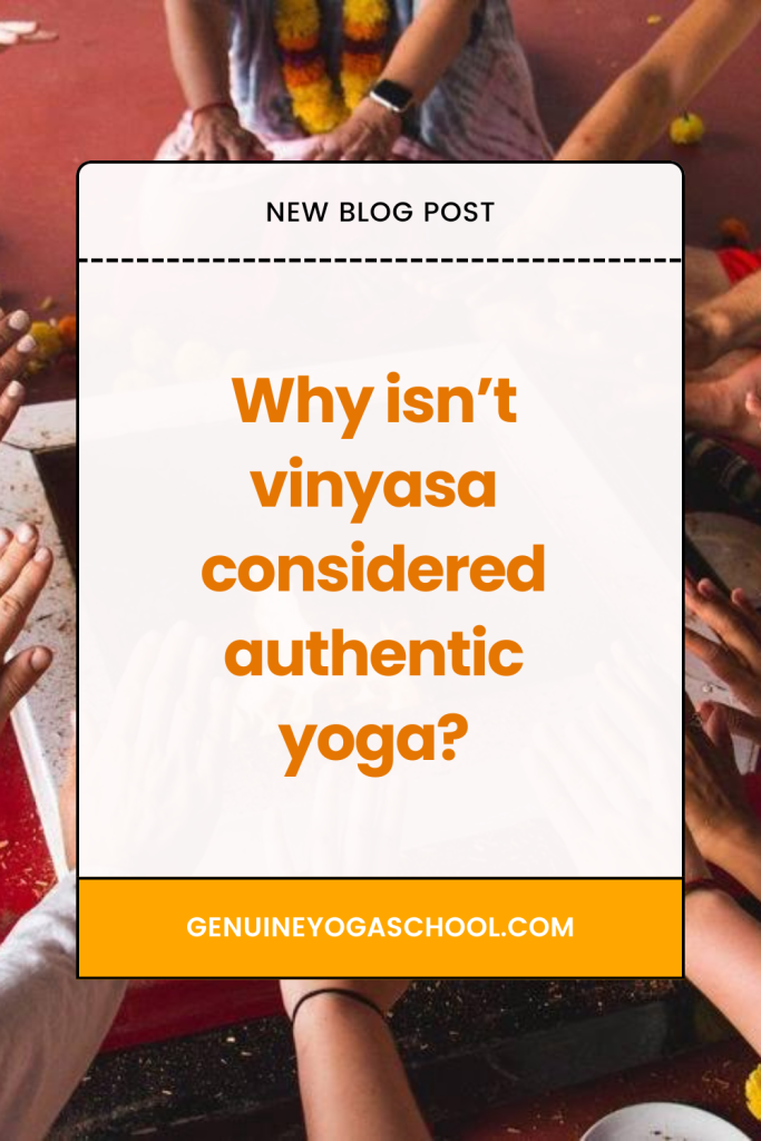 Why Vinyasa Isnt Authentic Yoga Pinterest